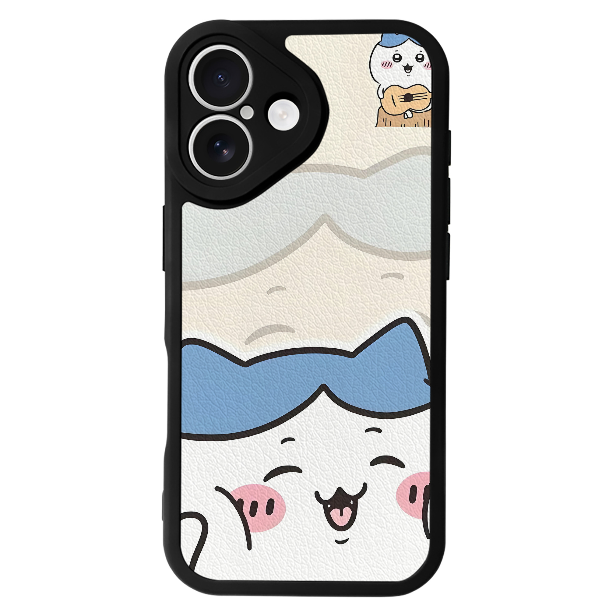 （画像用） ちいかわ Chii-kawa 【iPhone 16シリーズ対応】シリコンスマホケース（レザー調） 材質：シリコン